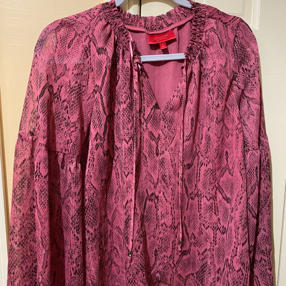 JENNIFER LOPEZ - MAUVE/BLACK PRINT